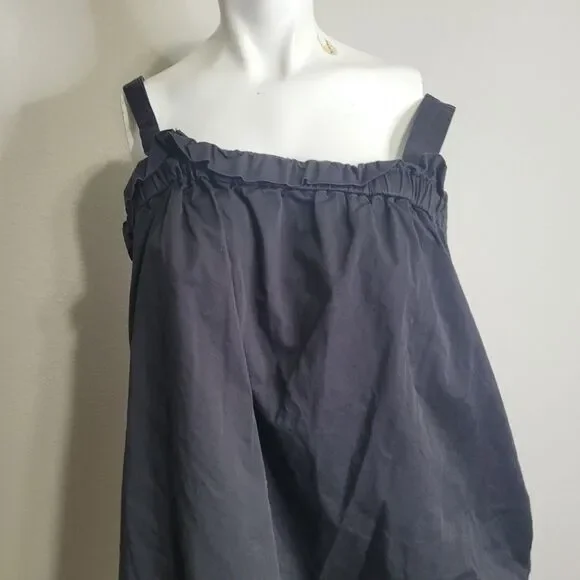 Everlane size XL Dress shift adjsutable straps elastic stretch open button - Picture 5 of 12